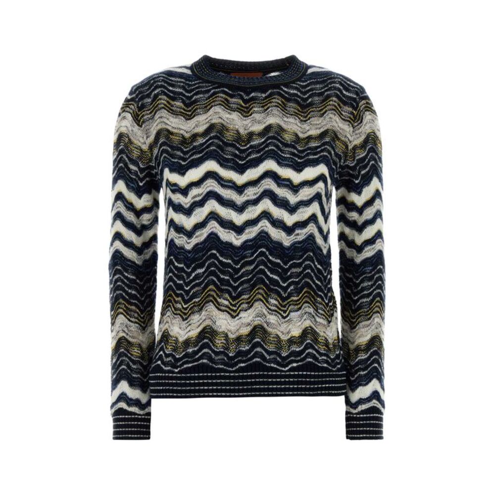 Missoni Women Embroidered Stretch Wool Blend Sweater